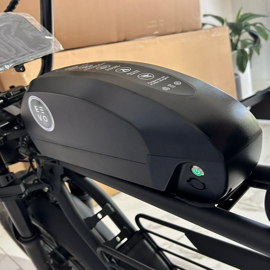 Eevo lithium battery on bike 