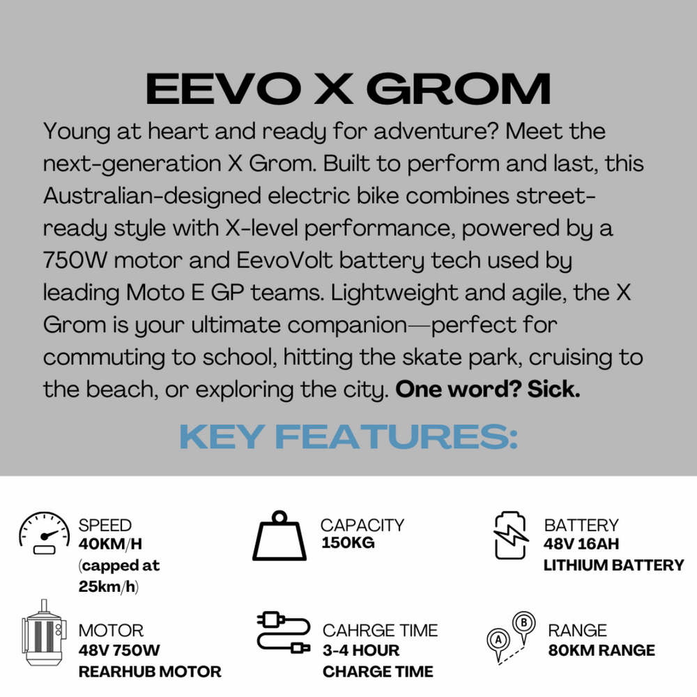 X Grom (XG-2) Electric Bike